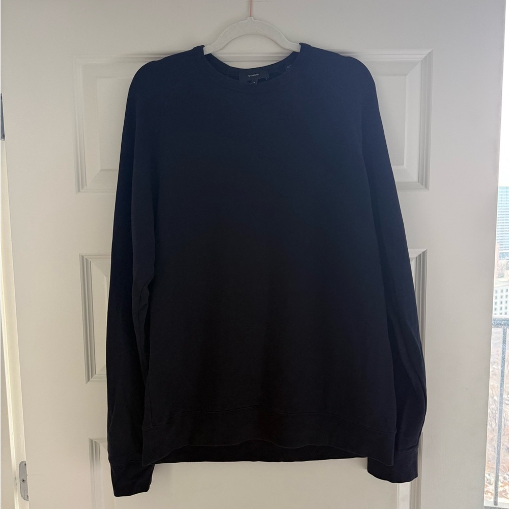 Vince Men's Dark Crewneck Sweater